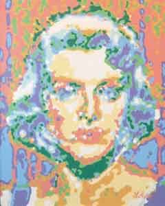 Painting of Rosemary Clooney by Tom Lohre
