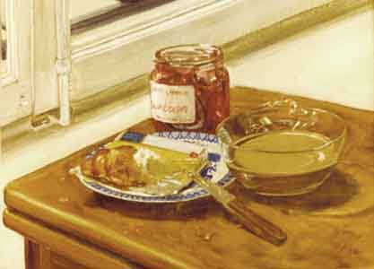 Swiss Still Life OIl Painting by Tom Lohre